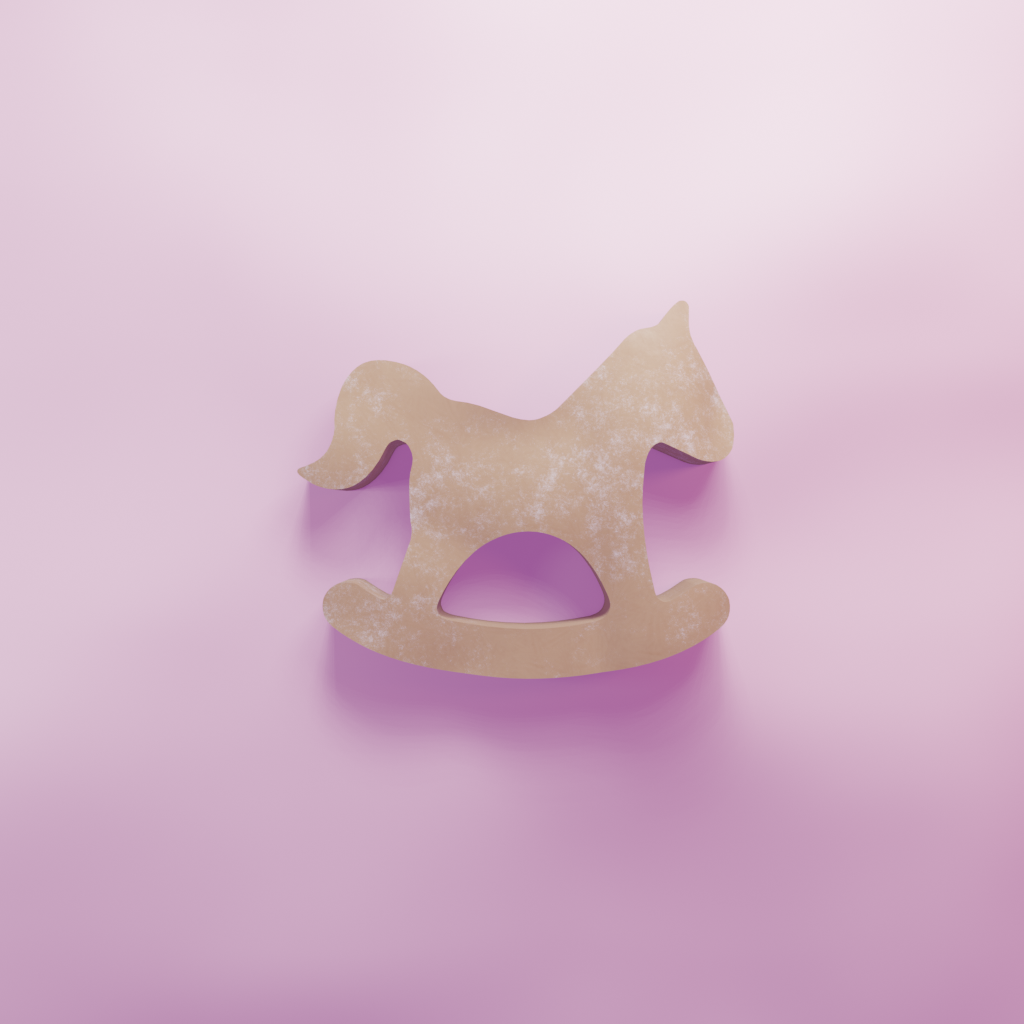 Rocking horse new Cookie Cutter Biscuit dough baking sugar cookie gingerbread