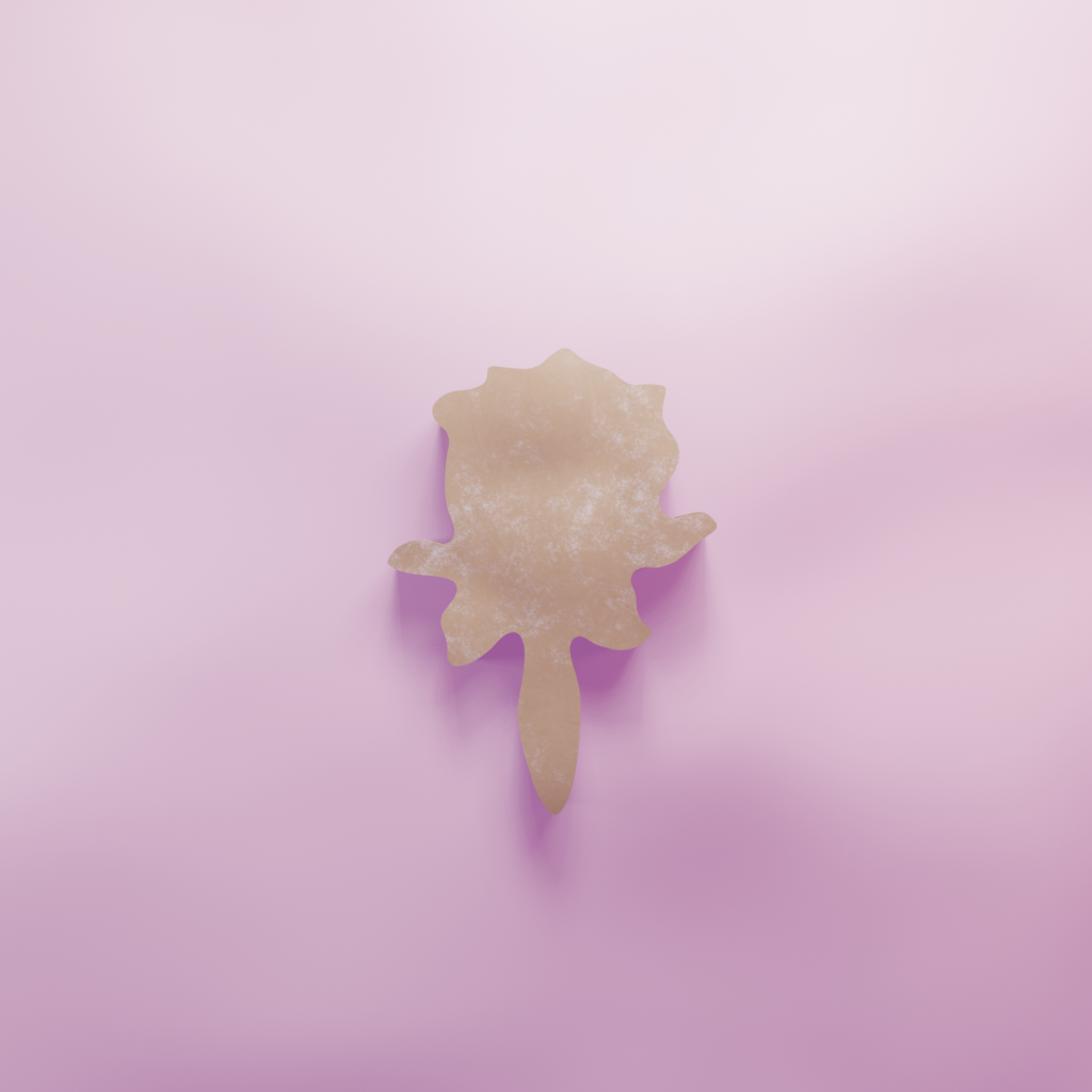 Rose Cookie Cutter Biscuit dough baking sugar cookie gingerbread