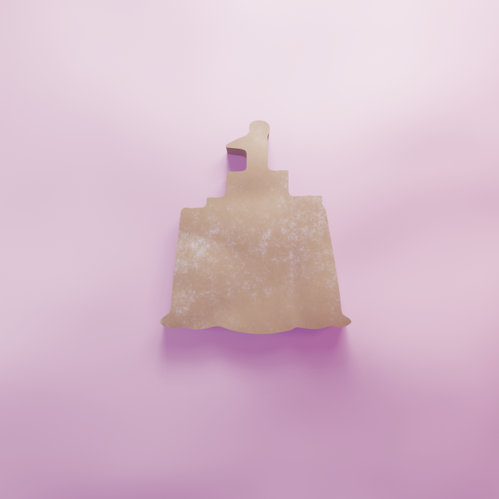 Sandcastle Cookie Cutter Biscuit dough baking sugar cookie gingerbread