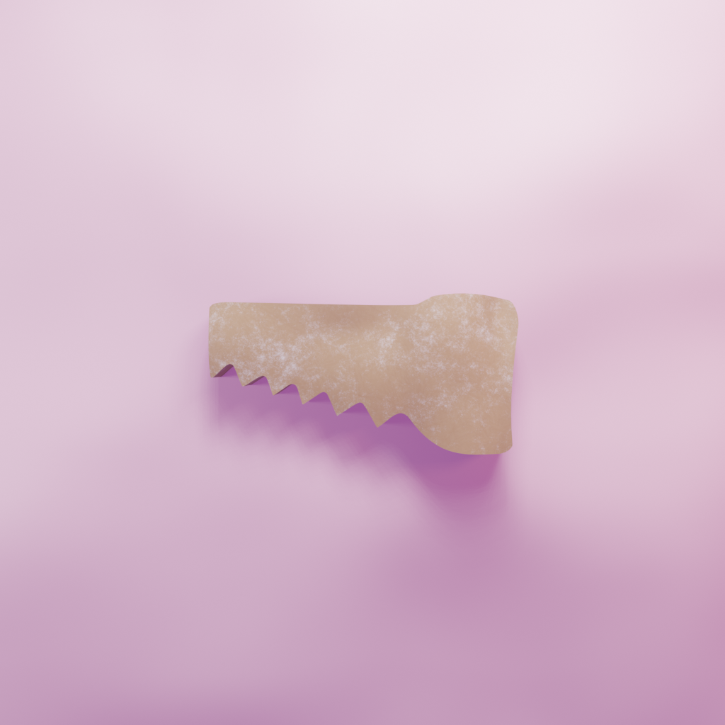 Saw Chubby Cookie Cutter Biscuit dough baking sugar cookie gingerbread
