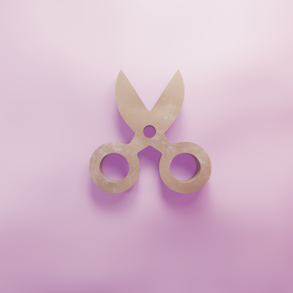 Scissors Cookie Cutter Biscuit dough baking sugar cookie gingerbread