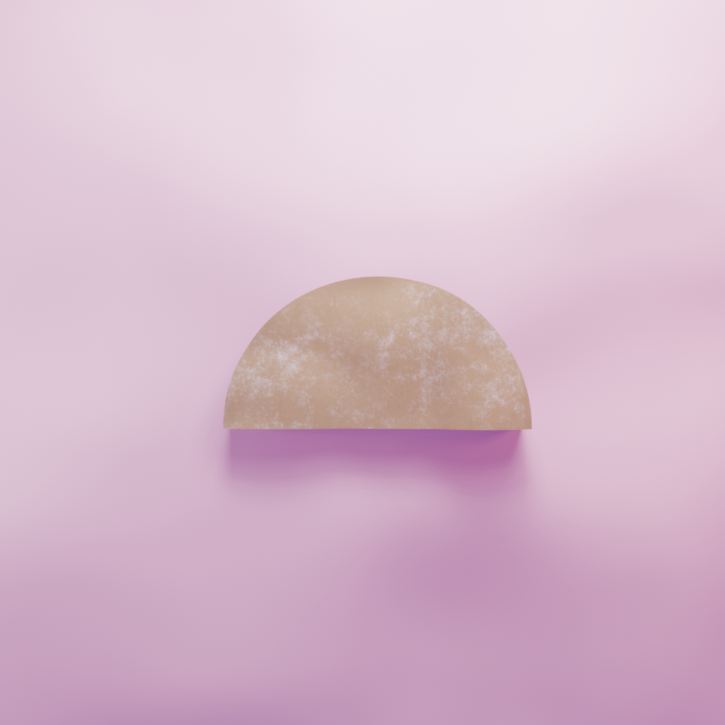 Semi Circle Cookie Cutter Biscuit dough baking sugar cookie gingerbread