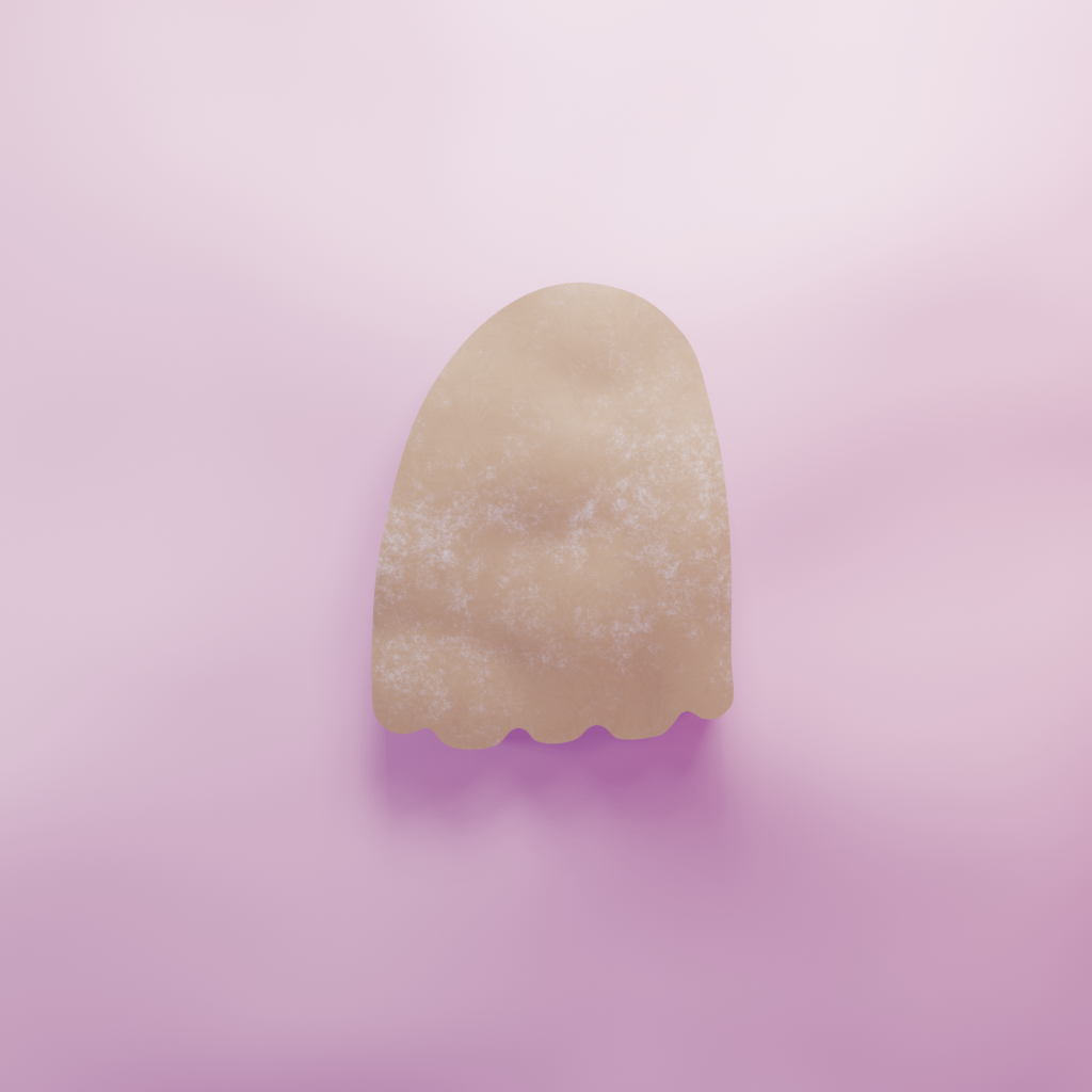 Simple Ghost Cookie Cutter Biscuit dough baking sugar cookie gingerbread