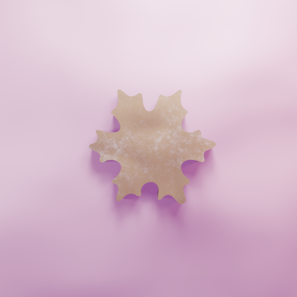 Snowflake Cookie Cutter Biscuit dough baking sugar cookie gingerbread