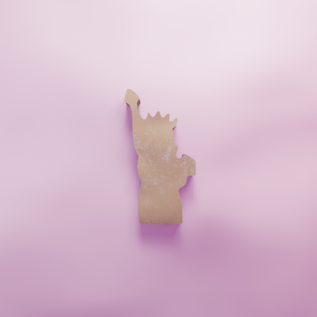 Statue of Liberty Cookie Cutter Biscuit dough baking sugar cookie gingerbread