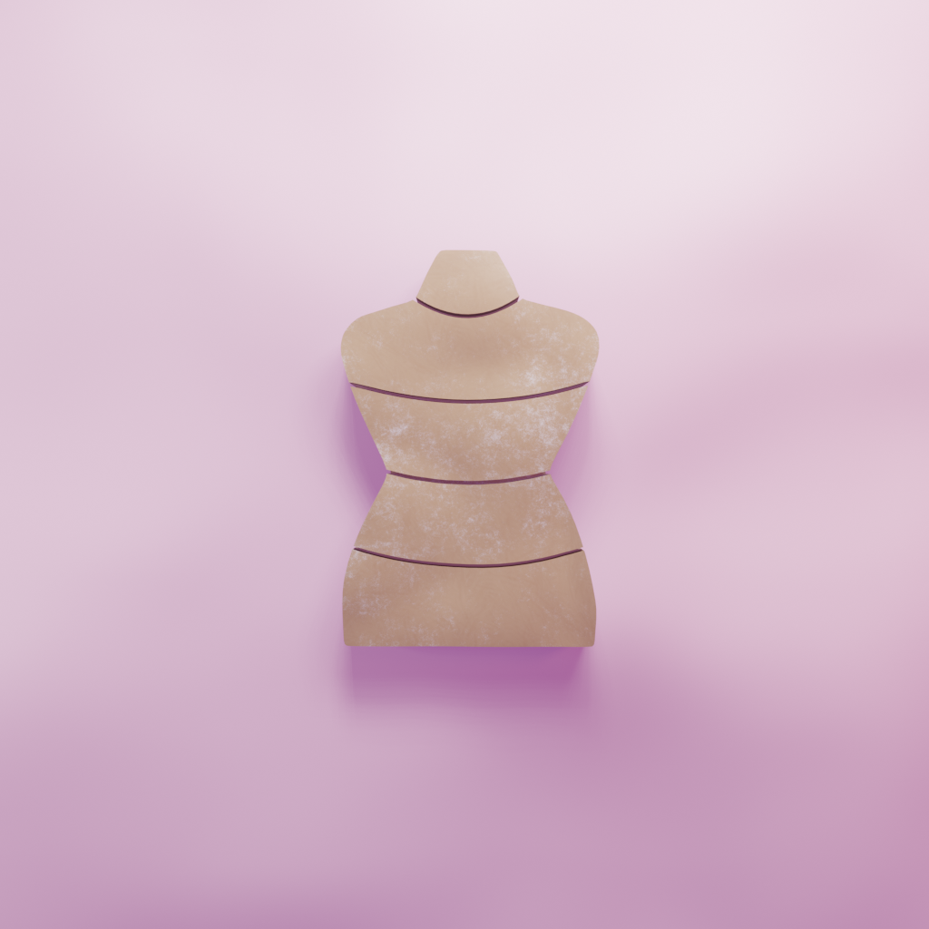 Tailor dummy detail Cookie Cutter Biscuit dough baking sugar cookie gingerbread