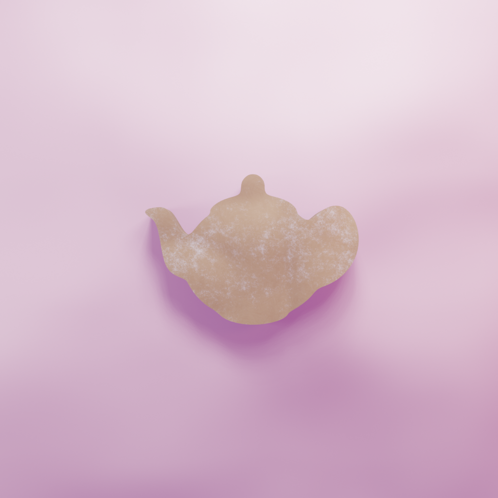 Teapot Fancy Cookie Cutter Biscuit dough baking sugar cookie gingerbread