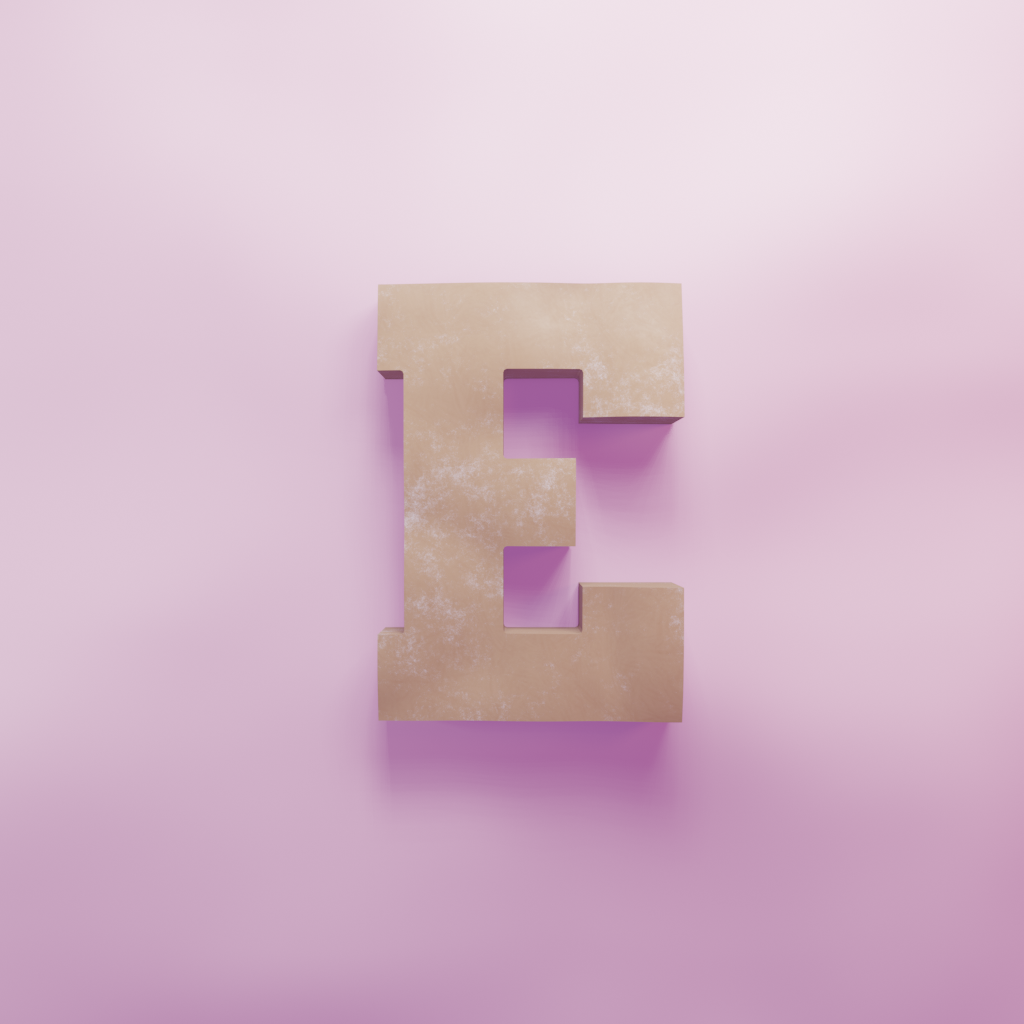 Varsity E Cookie Cutter Biscuit dough baking sugar cookie gingerbread