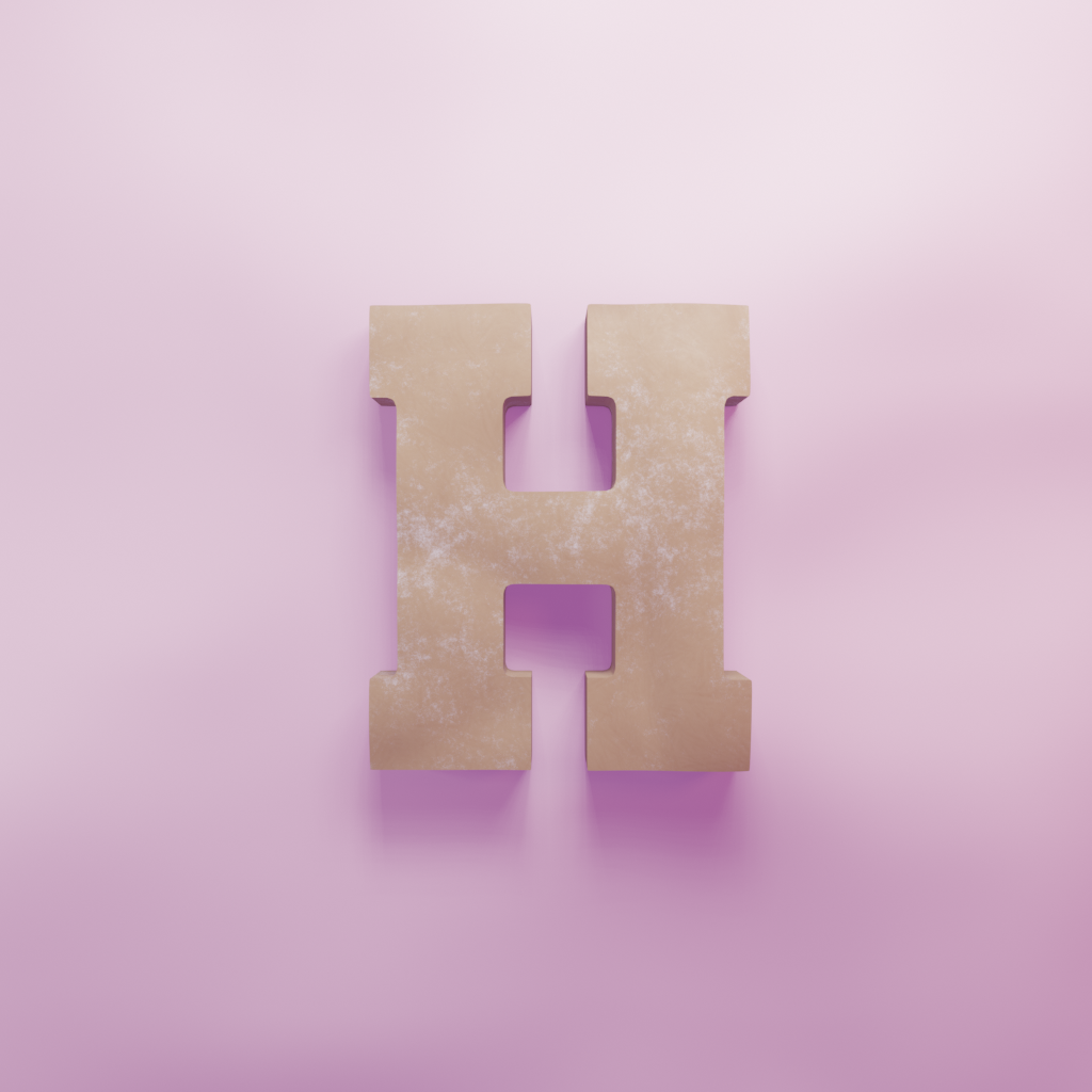 Varsity H Cookie Cutter Biscuit dough baking sugar cookie gingerbread
