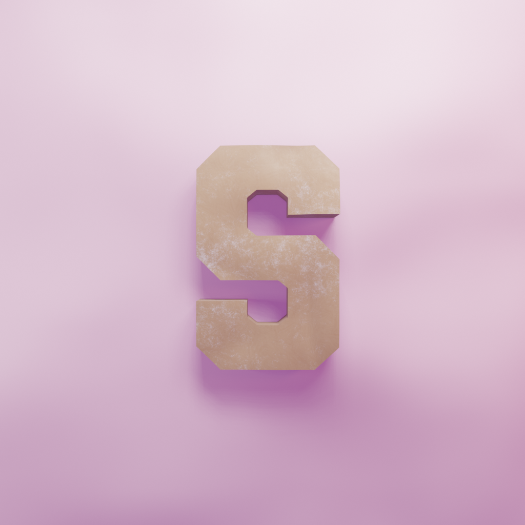 Varsity S Cookie Cutter Biscuit dough baking sugar cookie gingerbread