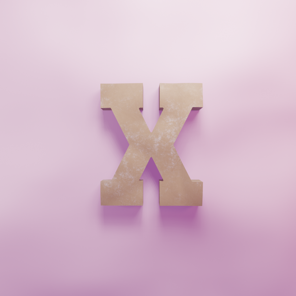 Varsity X Cookie Cutter Biscuit dough baking sugar cookie gingerbread