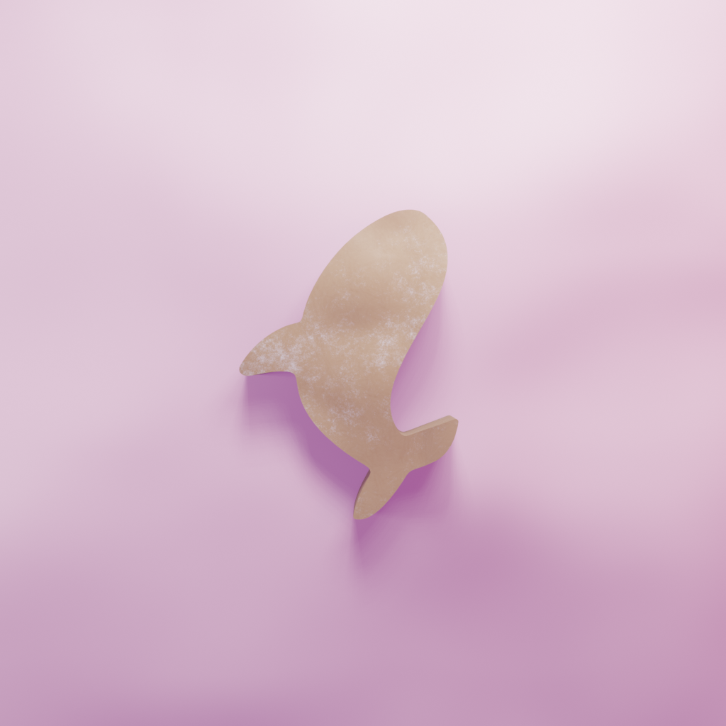 Whale Cookie Cutter Biscuit dough baking sugar cookie gingerbread
