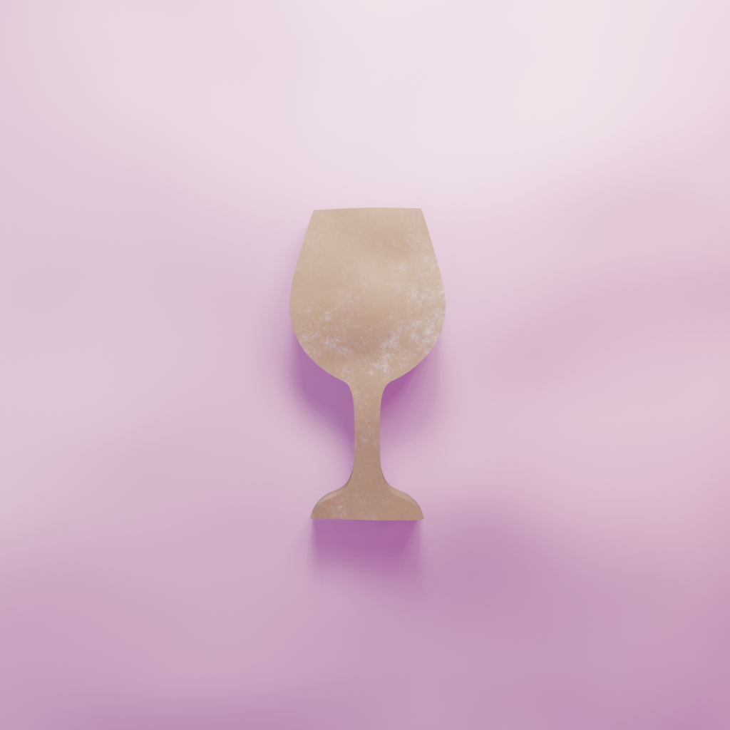 Wine Glass Cookie Cutter Biscuit dough baking sugar cookie gingerbread