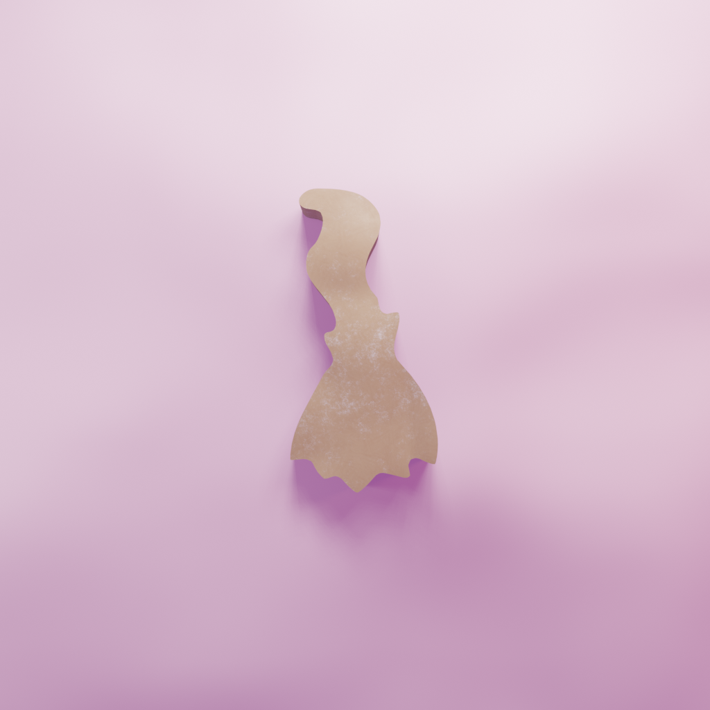 Witch Broom Cookie Cutter Biscuit dough baking sugar cookie gingerbread