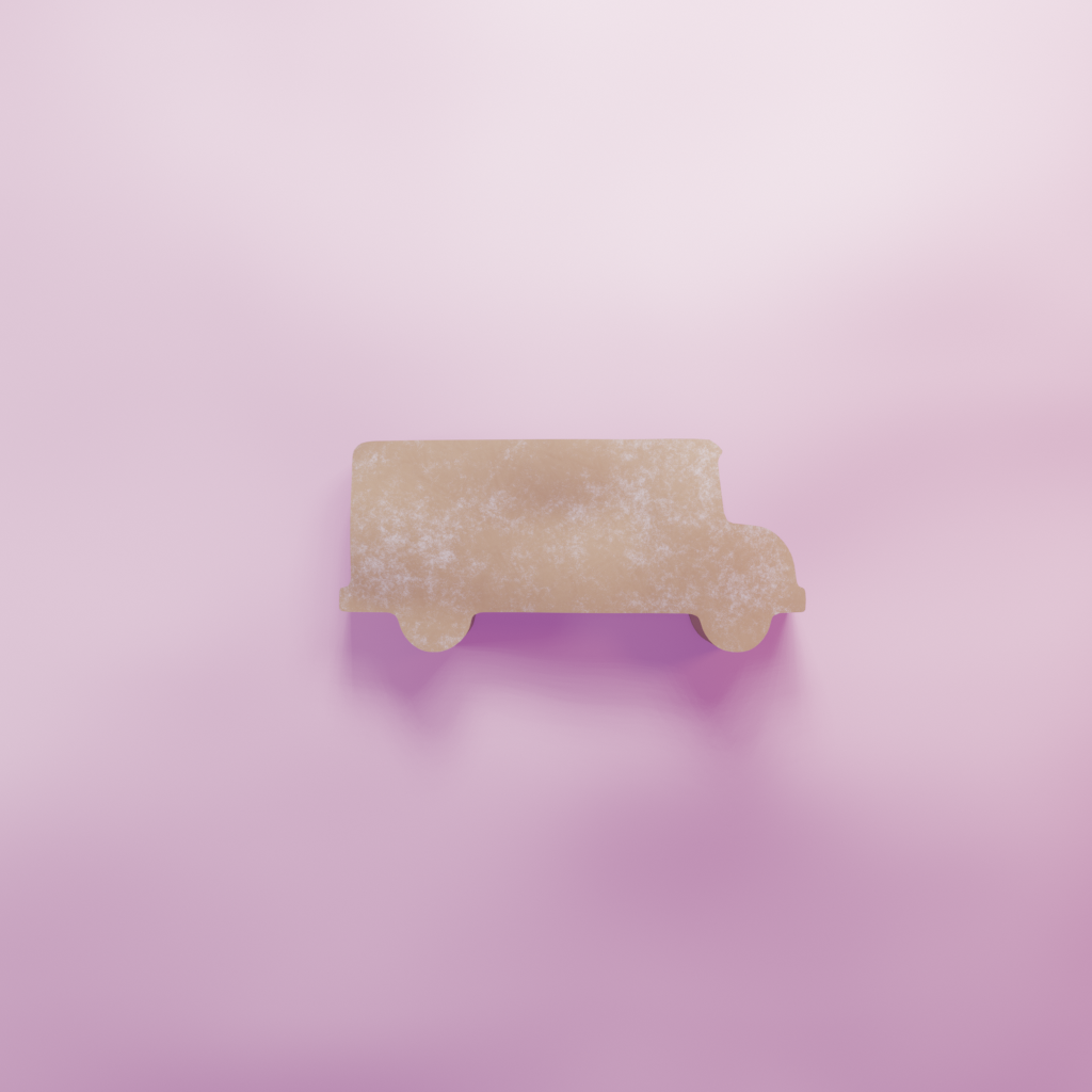 Bus Cookie Cutter Biscuit dough baking sugar cookie gingerbread