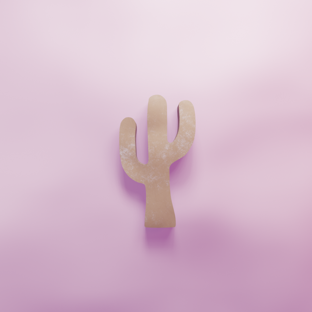 Cactus Cookie Cutter Biscuit dough baking sugar cookie gingerbread