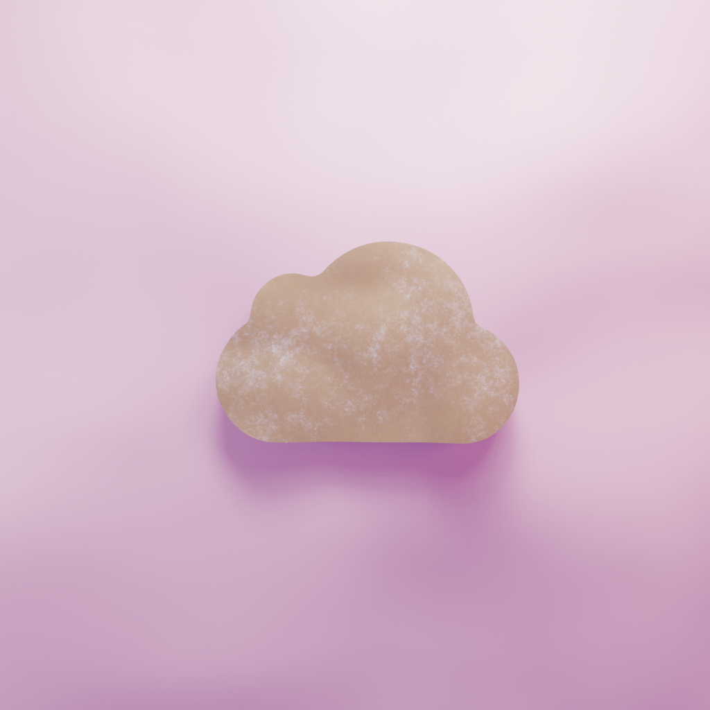 Cloud Cookie Cutter Biscuit dough baking sugar cookie gingerbread