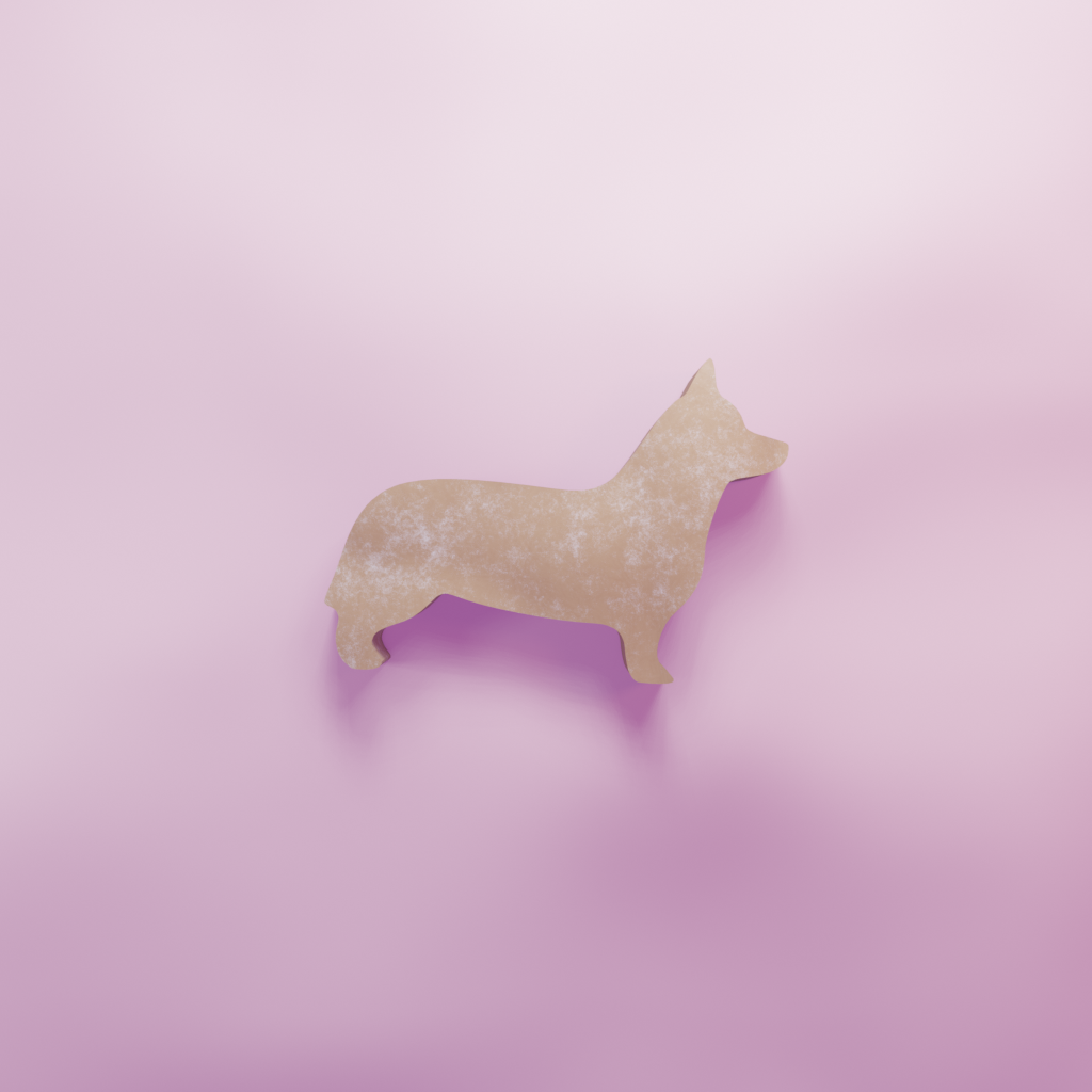 Corgi Cookie Cutter Biscuit dough baking sugar cookie gingerbread