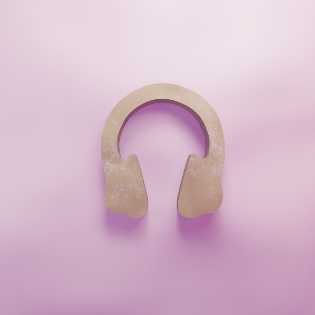 Headphones Cookie Cutter Biscuit dough baking sugar cookie gingerbread