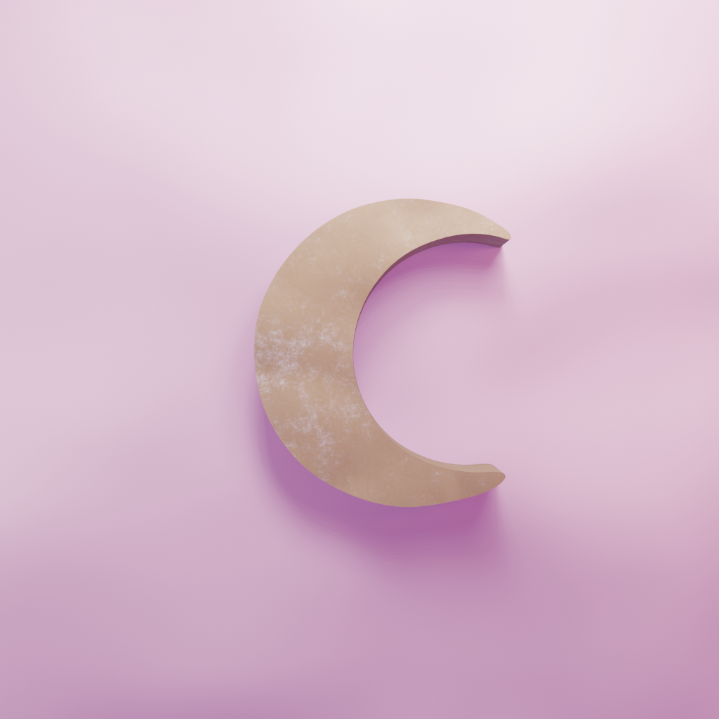 Moon Cookie Cutter Biscuit dough baking sugar cookie gingerbread