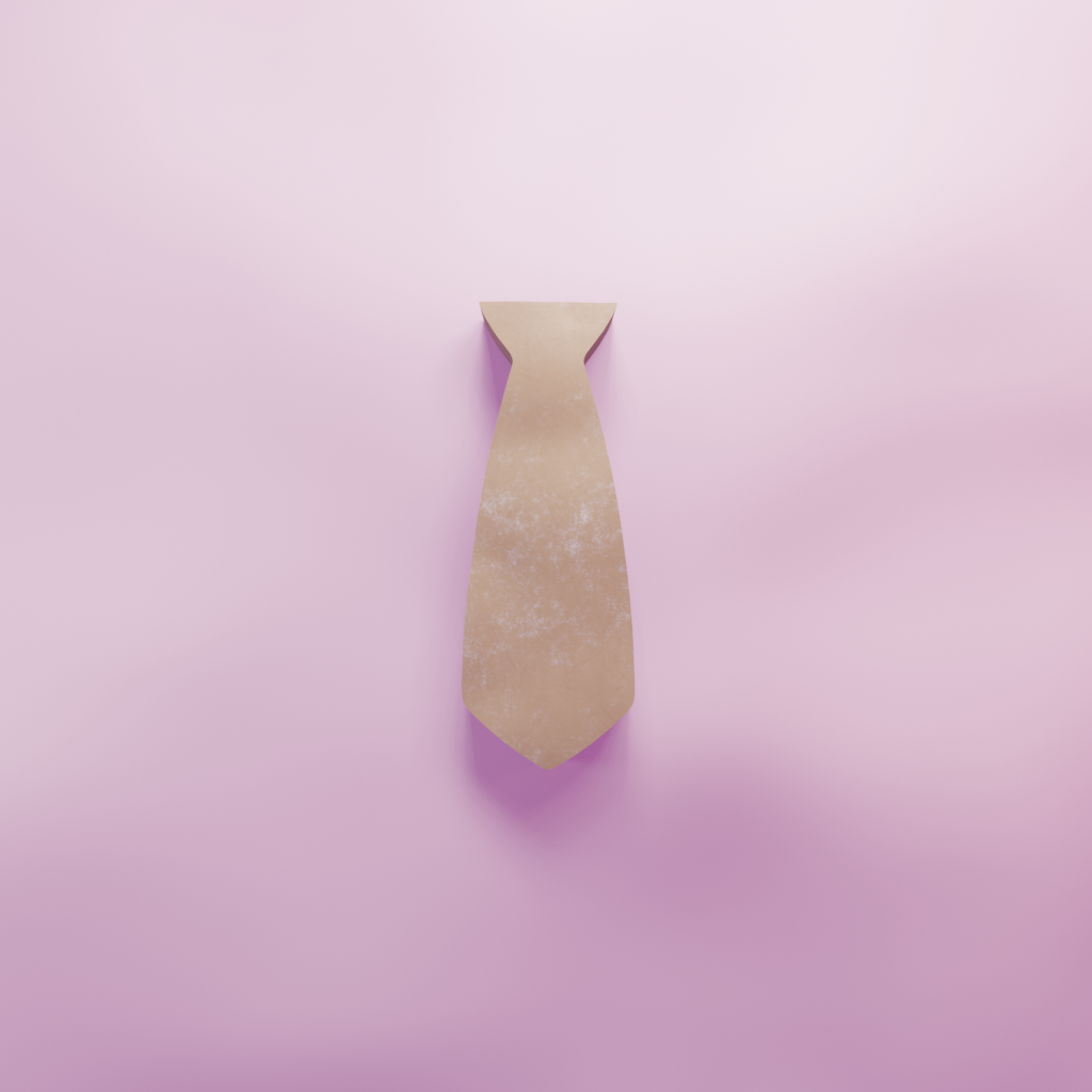Tie Cookie Cutter Biscuit dough baking sugar cookie gingerbread