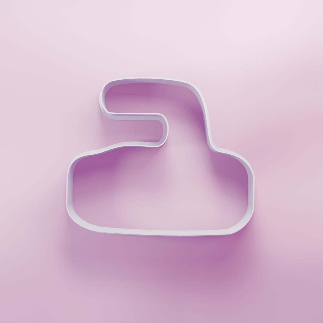 Curling Stone Cookie Cutter