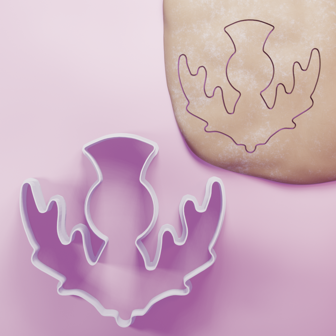 Scottish Thistle Cookie Cutter - Scotland - Burns Night Rugby 6 Nations