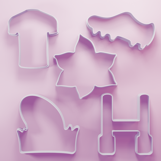 Welsh Rugby Cookie Cutter Pack - 6 Nations Wales
