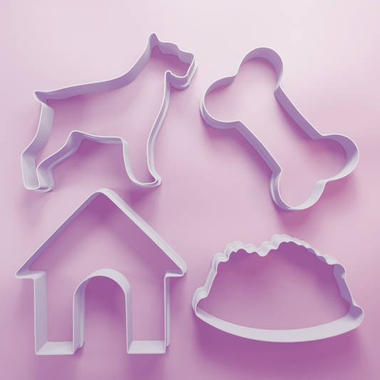 Airedale Terrier Dog Pack – Cookie Cutters Biscuit dough baking sugar cookie gingerbread