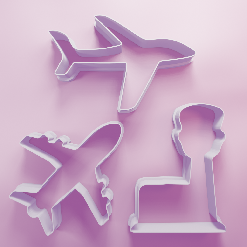 Airport Pack – Cookie Cutters Biscuit dough baking sugar cookie gingerbread