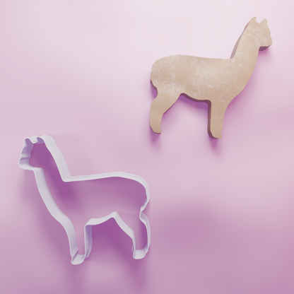 Alpaca Cookie Cutter Biscuit dough baking sugar cookie gingerbread