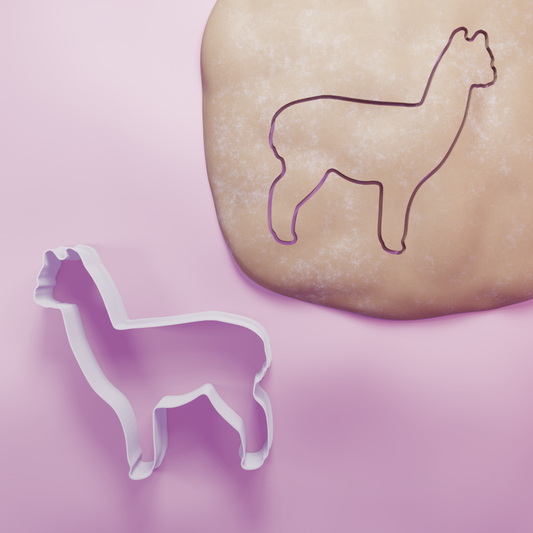 Alpaca Cookie Cutter Biscuit dough baking sugar cookie gingerbread