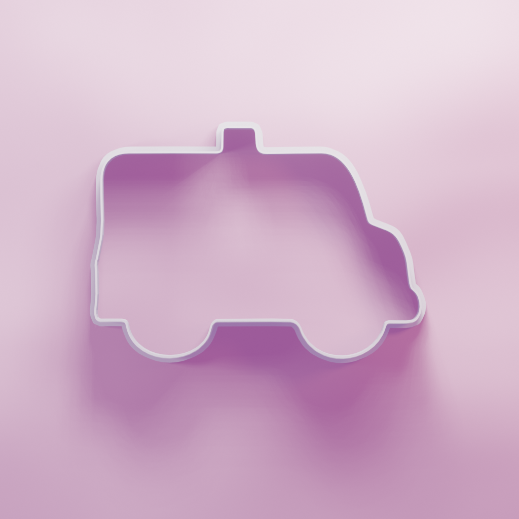 Ambulance Cookie Cutter Biscuit dough baking sugar cookie gingerbread