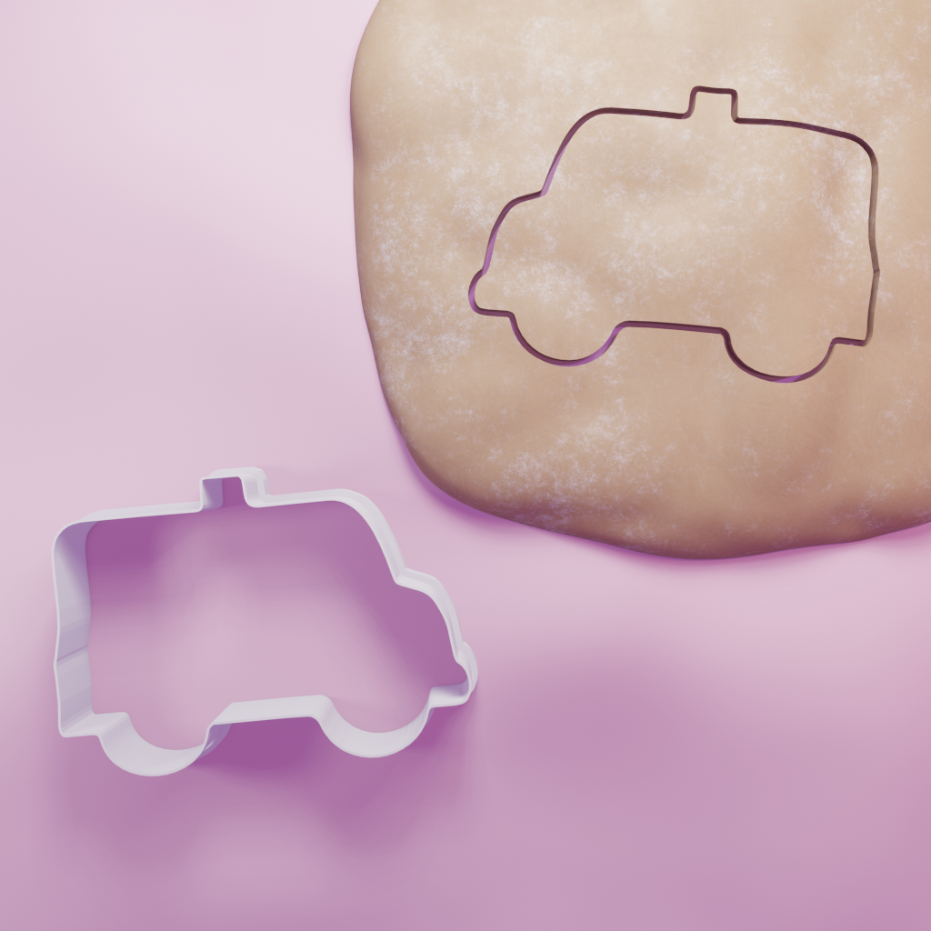 Ambulance Cookie Cutter Biscuit dough baking sugar cookie gingerbread