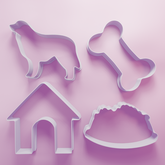 Australian Shepard Dog Pack – Cookie Cutters Biscuit dough baking sugar cookie gingerbread