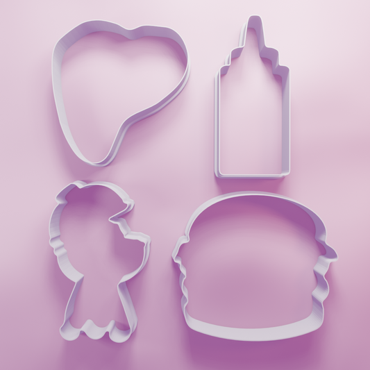 Barbecue Pack – Cookie Cutters Biscuit dough baking sugar cookie gingerbread