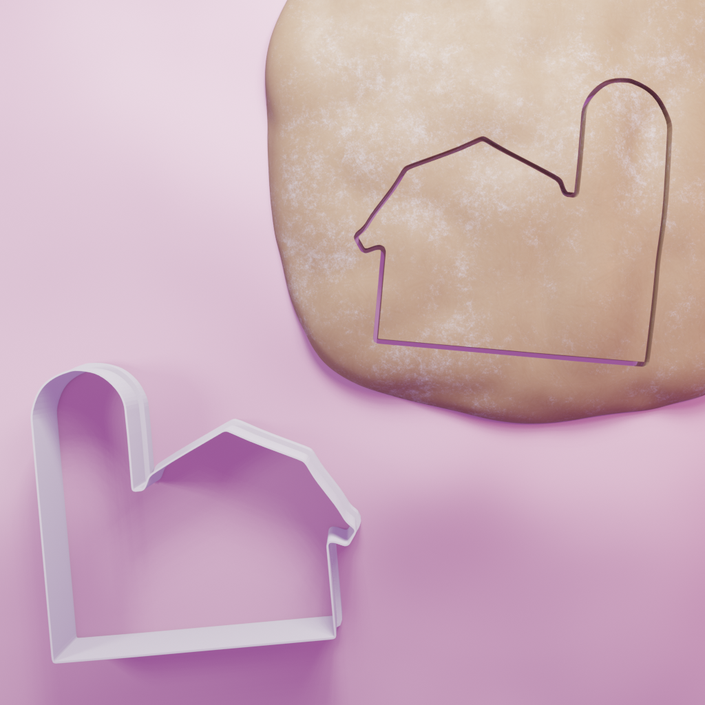 Barn House Farm Cookie Cutter Biscuit dough baking sugar cookie gingerbread