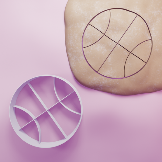 Basketball Cookie Cutter Biscuit dough baking sugar cookie gingerbread