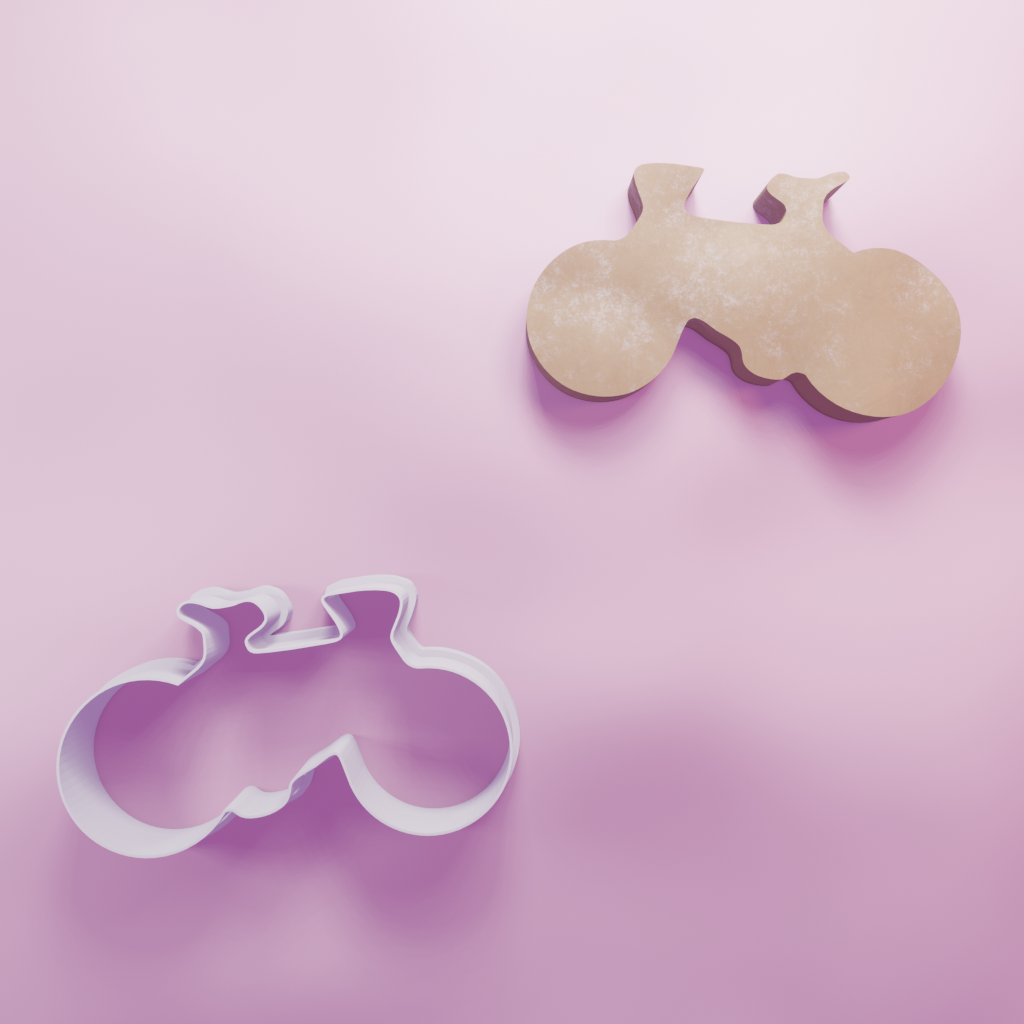 Bicycle Cookie Cutter Biscuit dough baking sugar cookie gingerbread
