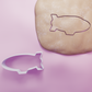 Blimp Cookie Cutter Biscuit dough baking sugar cookie gingerbread