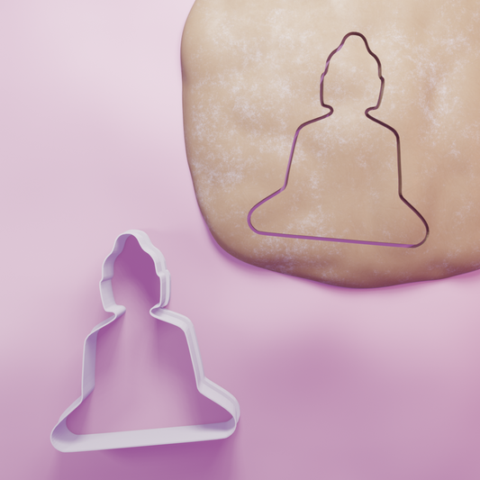 Buddah Cookie Cutter Biscuit dough baking sugar cookie gingerbread