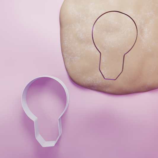 Bulb Simple Cookie Cutter Biscuit dough baking sugar cookie gingerbread