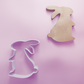 Bunny Standing Cookie Cutter Biscuit dough baking sugar cookie gingerbread