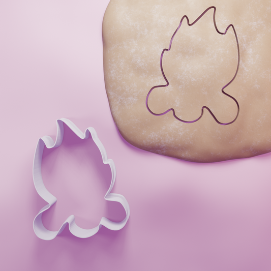 Campfire Cookie Cutter Biscuit dough baking sugar cookie gingerbread