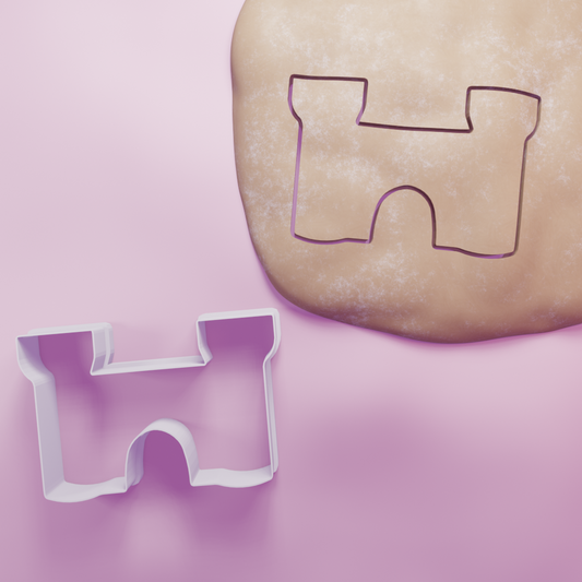 Castle Cookie Cutter Biscuit dough baking sugar cookie gingerbread