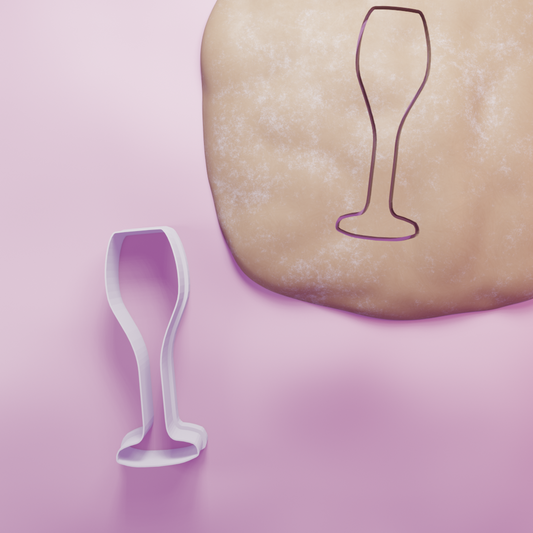 Champagne Flute Cookie Cutter Biscuit dough baking sugar cookie gingerbread