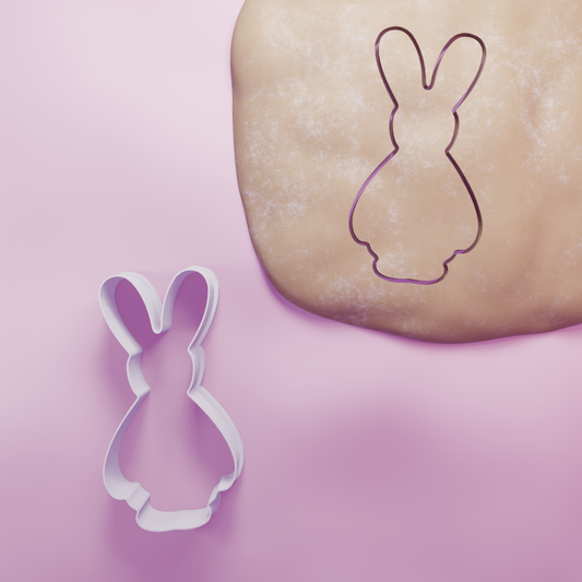 Chocolate Bunny Cookie Cutter Biscuit dough baking sugar cookie gingerbread