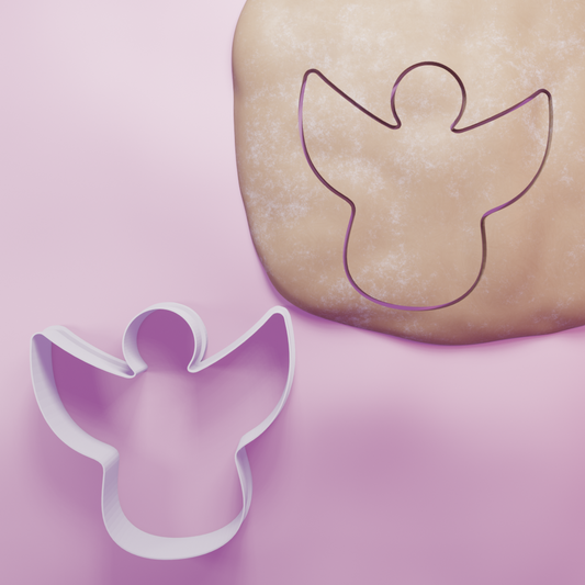Christmas Angel Simple Cookie Cutter Biscuit dough baking sugar cookie gingerbread