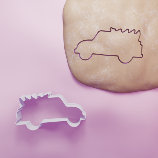 Christmas Tree Truck Cookie Cutter Biscuit dough baking sugar cookie gingerbread