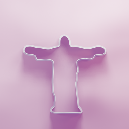 Christ the Redeemer Cookie Cutter Biscuit dough baking sugar cookie gingerbread